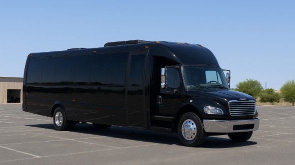 Exterior of Charter Bus Company East Hartford's 18 Passenger Minibus in East Hartford