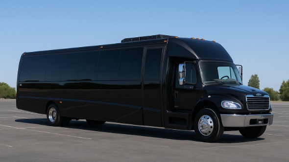 Exterior of Charter Bus Company East Hartford's 28 Passenger Mini bus in East Hartford