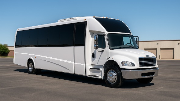 Exterior of Charter Bus Company East Hartford's 30 Passenger Minibus in East Hartford