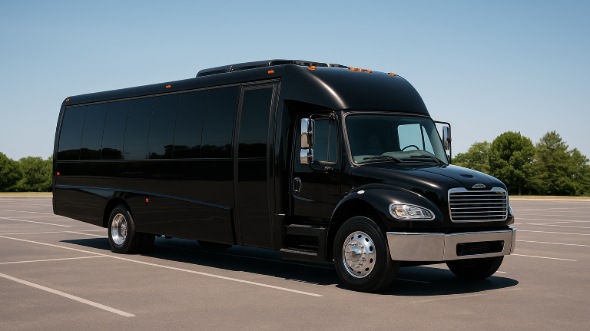 Exterior of Charter Bus Company East Hartford's 35 Passenger Minibus in East Hartford