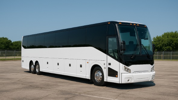 Exterior of Charter Bus Company East Hartford's 50 Passenger Charter Bus in East Hartford