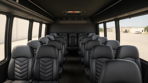 east hartford 15 passenger minibus inside