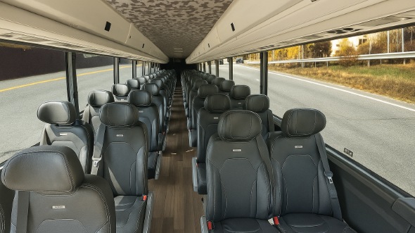 east hartford 25 passenger minibus inside