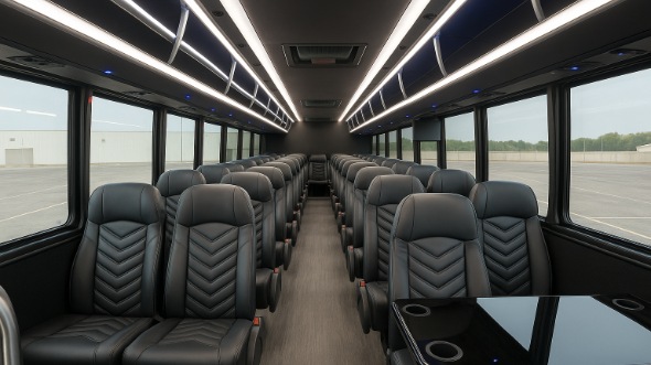 east hartford 28 passenger minibus inside
