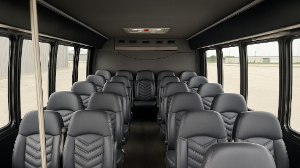 east hartford 30 passenger minibus inside