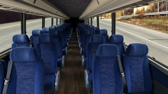 east hartford 35 passenger minibus inside