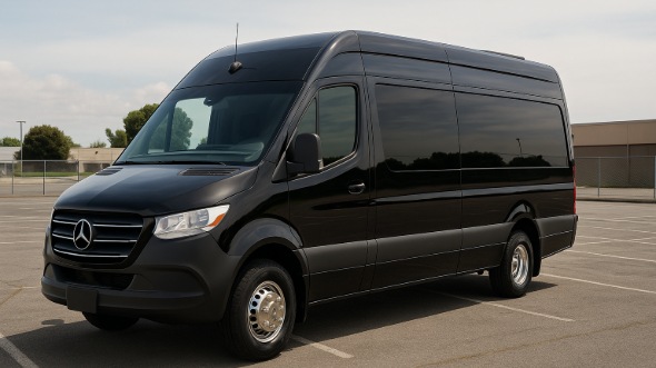 Exterior of Charter Bus Company East Hartford's Sprinter Van Rental With Driver in East Hartford